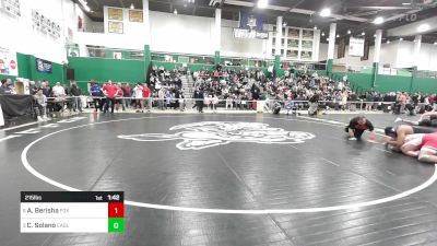 215 lbs Quarterfinal - Alex Berisha, Fox Lane vs Christian Solano, Eagle Academy-bronx