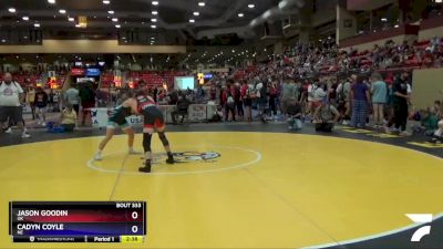 113 lbs Semifinal - Jason Goodin, OK vs Cadyn Coyle, NE