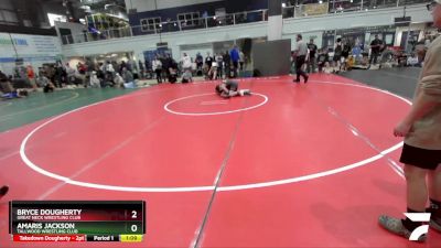 106 lbs Cons. Round 1 - Bryce Dougherty, Great Neck Wrestling Club vs Amaris Jackson, Tallwood Wrestling Club