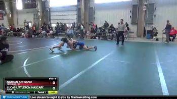 110 lbs Round 3 (4 Team) - Lucas Littleton Mascaro, POWA vs Nathan Attisano, Team Ohio