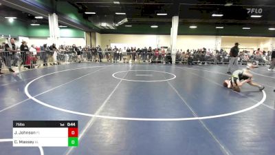 75 lbs Consi Of 16 #1 - Jett Johnson, FL vs Cole Massey, AL