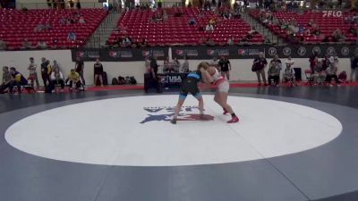 53 kg Cons 16 #2 - Anna Rusth, Tiger Wrestling Club vs Angela LoRusso, Bulldog Wrestling Club