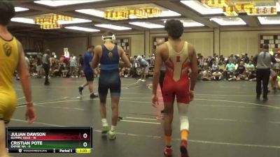 130 lbs Quarterfinals (8 Team) - Julian Dawson, Olympic Gold vs Cristian Pote, Empire WA