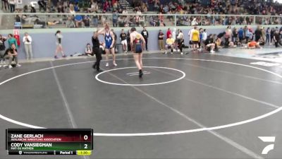 152 lbs Round 2 - Cody VanSiegman, Mat-Su Matmen vs Zane Gerlach, Avalanche Wrestling Association