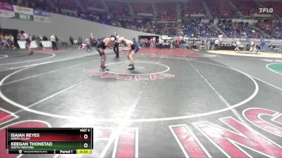 6A-215 lbs Cons. Round 4 - Keegan Thonstad, South Medford vs Isaiah Reyes, North Salem