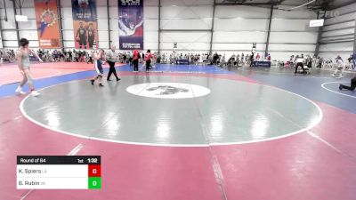 126 lbs Round Of 64 - Keegan Spiers, LA vs Ben Rubin, VA