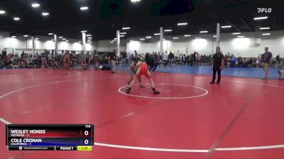 114 lbs Round 1 (8 Team) - Wesley Honiss, Michigan vs Cole Cronan, California