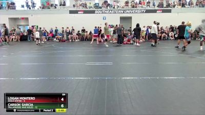 84 lbs Round 2 (4 Team) - Logan Montero, Eagle Empire vs Carson Garcia, Tallahassee War Noles