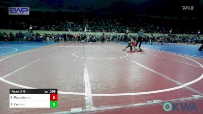 80 lbs Round Of 16 - Elijah Pagonis, BullTrained vs Alexander Fee, Enid Youth Wrestling Club