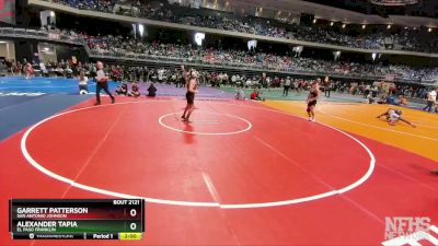 6A 113 lbs Quarterfinal - Alexander Tapia, El Paso Franklin vs Garrett Patterson, San Antonio Johnson