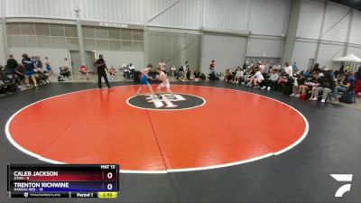 106 lbs Round 2 (8 Team) - Caleb Jackson, Utah vs Trenton Richwine, Kansas Red