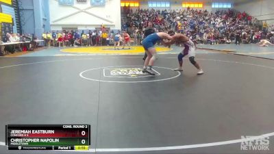 215 lbs Cons. Round 2 - Jeremiah Eastburn, Concord H S vs Christopher Napolin, Middletown