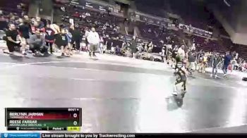 50 lbs Round 2 (4 Team) - Berlynn Jarman, Thorobred WC vs Reese Farrar, Arizona Girls Wrestling