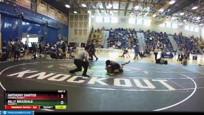 138 Blue Round 2 - Anthony Santos, Camden County vs Billy Brazeale, Hagerty