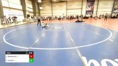 95 lbs Consi Of 32 #2 - Chase Berkowitz, NY vs Cano Austin, FL