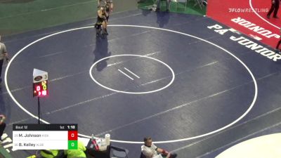 82 lbs Round Of 64 - Macoya Johnson, Kiski vs Bryce Kelley, Albert Gallatin