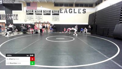 132 lbs Consi Of 8 #2 - Isaac Cherry, Manchester vs Ioannis Rountos, Danbury