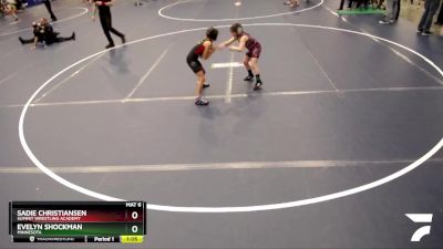 Semifinal - Evelyn Shockman, Minnesota vs Sadie Christiansen, Summit Wrestling Academy