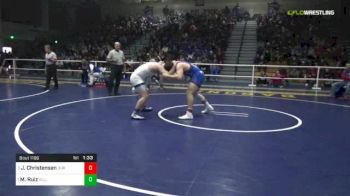 220 lbs Final - Jacob Christensen, Durham vs Mike Ruiz, Villa Park