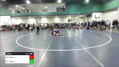 150 lbs Round Of 128 - Michael Mauro, NC vs Wyatt Leduc, FL