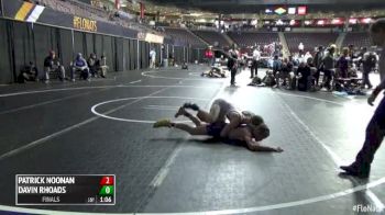 112 Finals - Patrick Noonan, Dark Knights vs Davin Rhoads, Louisville Wrestling Club