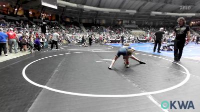 75 lbs Quarterfinal - Anabelle Coberly, Newcastle Youth Wrestling vs Cadence Slater, Mojo Grappling Academy