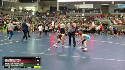 65 lbs 1st Place Match - Jackson Hermann, Greater Heights Wrestling vs Braxton Irvine, Immortal Athletics WC