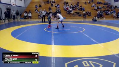 126 lbs Cons. Semi - Cooper Nees, Port Angles vs Owen Schmick, Bremerton