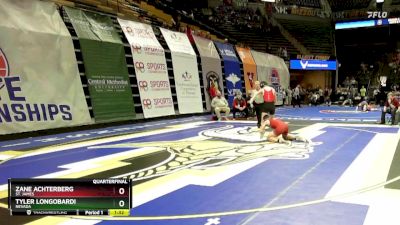 175 Class 2 lbs Quarterfinal - Tyler Longobardi, Nevada vs Zane Achterberg, St. James