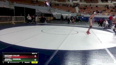 D2-165 lbs Quarterfinal - Antonio Calles, Centennial vs Jerrell Johnson, Desert Edge