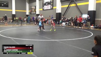 65 lbs Round 2 - Mandi Blades, Iowa vs Alannah Carter, Brown Deer Jr Falcons Wrestling Club