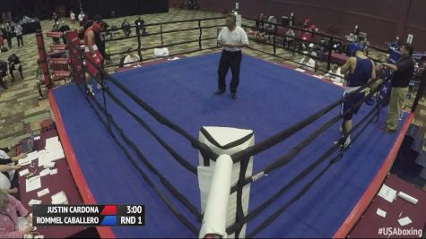 Justin Cardona vs Rommel Caballero Junior Open and Youth National Championships