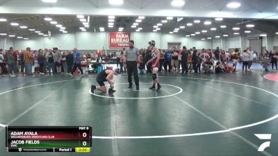 132 lbs Cons. Round 2 - Adam Ayala, Williamsburg Wrestling Club vs Jacob Fields, GWC