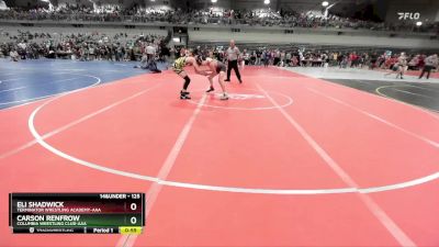 125 lbs Cons. Round 2 - Carson Renfrow, Columbia Wrestling Club-AAA vs Eli Shadwick, Terminator Wrestling Academy-AAA 