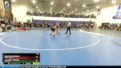 170 lbs Cons. Round 1 - Ramsey Rainio, Kellogg vs Dalton Brown, Priest River