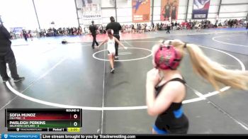 50 lbs Rd# 7- 9:00am Saturday - Paisleigh Perkins, Oklahoma Outlaws vs Sofia Munoz, Cali Pink