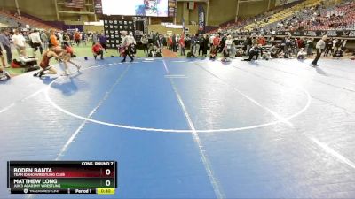 120 lbs Cons. Round 7 - Boden Banta, Team Idaho Wrestling Club vs Matthew Long, JUIC3 ACAD3MY WRESTLING