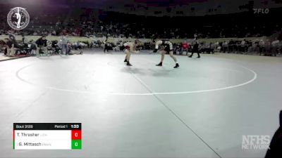 3A-150 lbs Semifinal - Grady Mittasch, PAWNEE vs Ty Thrasher, LINCOLN CHRISTIAN