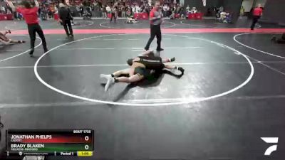 145 lbs Cons. Round 5 - Jonathan Phelps, Cadott vs Brady Blaken, Melrose-Mindoro