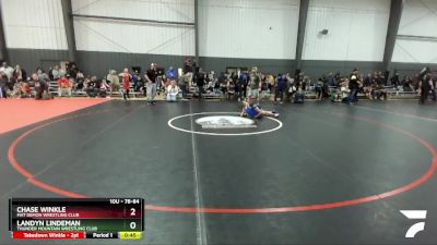 78-84 lbs Round 3 - Landyn Lindeman, Thunder Mountain Wrestling Club vs Chase Winkle, Mat Demon Wrestling Club