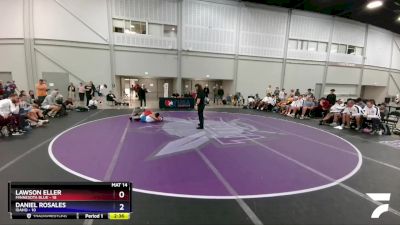 106 lbs Placement Matches (8 Team) - Lawson Eller, Minnesota Blue vs Daniel Rosales, Idaho