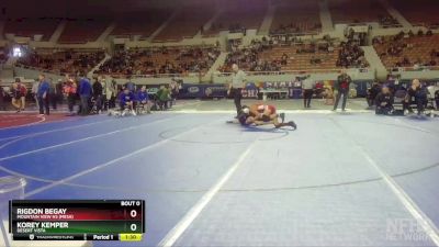 D1-150 lbs Quarterfinal - Korey Kemper, Desert Vista vs Rigdon Begay, Mountain View Hs (Mesa)