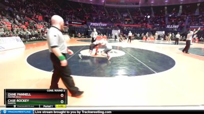 1A 170 lbs Cons. Round 2 - Zane Pannell, Fulton (H.S.) vs Case Rockey, Dakota