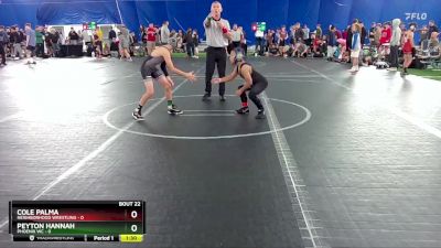 72 lbs Round 6 (8 Team) - Cole Palma, Neighborhood Wrestling vs Peyton Hannah, Phoenix WC