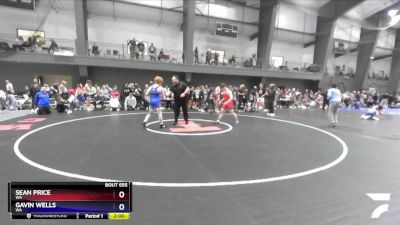 150 lbs 3rd Place Match - Sean Price, WA vs Gavin Wells, WA