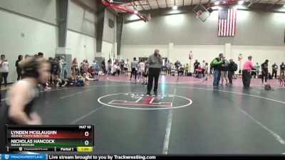 75 lbs Champ. Round 1 - Nicholas Hancock, Snead Grizzlies vs Lynden McGlaughn, Weaver Youth Wrestling