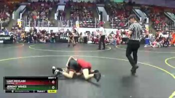 72 lbs Round 2 (4 Team) - Liam McClain, Clinton vs Jeremy Wines, Tecumseh