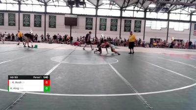 148-163 lbs Quarterfinal - Konnor Bush, Camp Point vs Keyton King, PSF Wrestling Academy