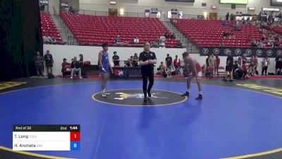 60 kg Rnd Of 32 - Travis Long, Colorado Top Team Wrestling Club vs Hayden Tyler Ancheta, San Francisco Wrestling Club