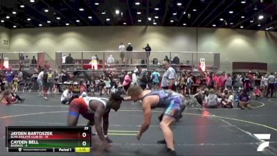 220 lbs Round 4 (6 Team) - Jayden Bartoszek, Elite Athletic Club DZ vs Cayden Bell, BadBass